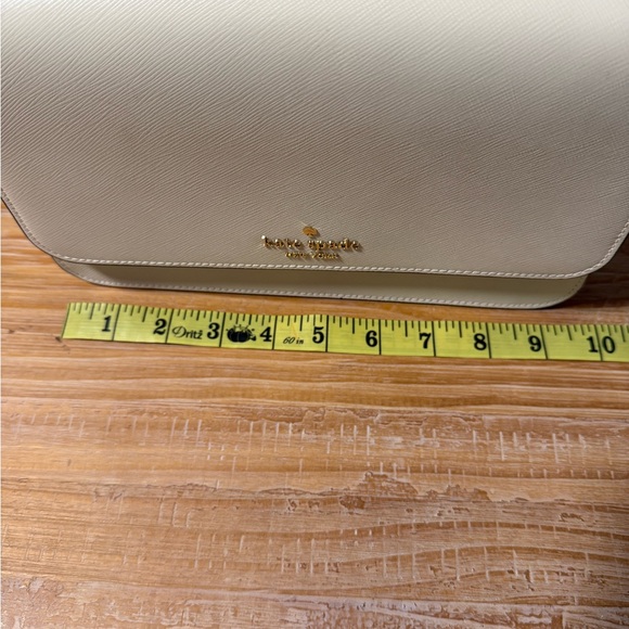 ON SALE!! Kate Spade Ivory Crossbody Bag with Gold Accents - Picture 8 of 16